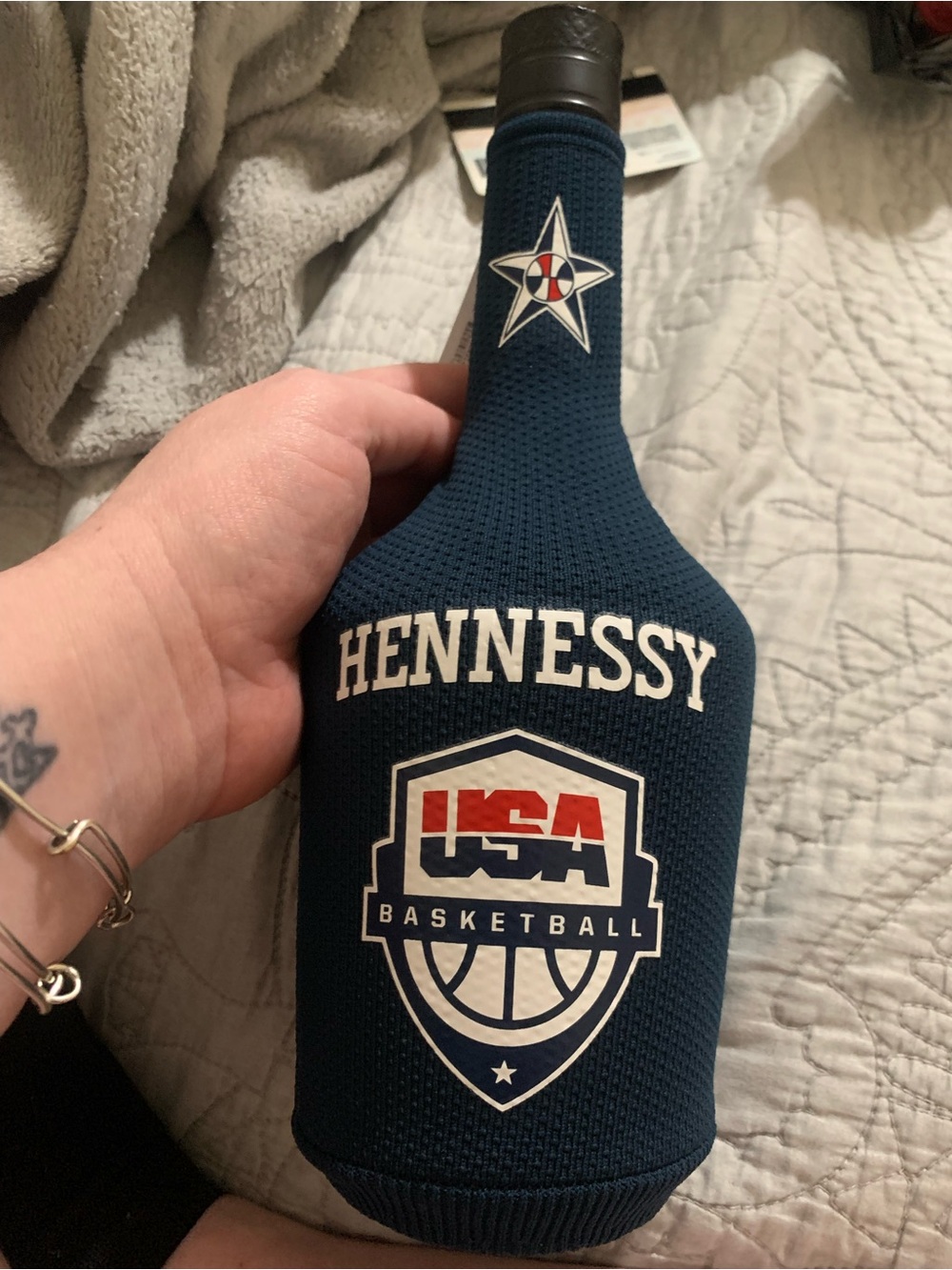 Hennessy USA Basketball Bottle Cover